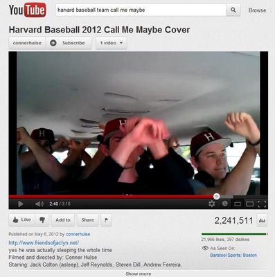Cover image for Baseball Team’s “Call Me Maybe” Lip-Sync Video Goes Viral 