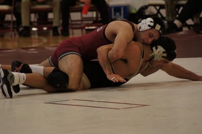 Cover image for WRESTLING: Individual Success Characterizes Year