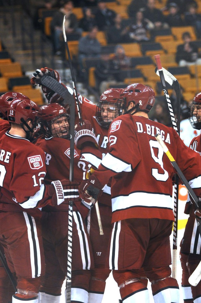 After a string of disappointing seasons, the Harvard men’s hockey team was picked to finish last in the ECAC in one preseason poll. But the Crimson surpassed all expectations this season, ultimately earning a top-25 national ranking and a spot in the ECAC championship.