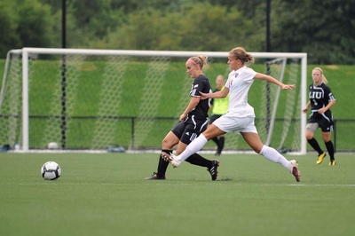 Cover image for Women's Soccer Drops First Contest