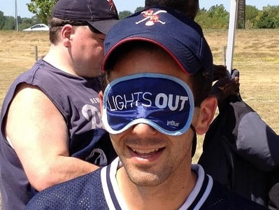 Cover image for Blind Athletes Step Up to the Plate in Local League