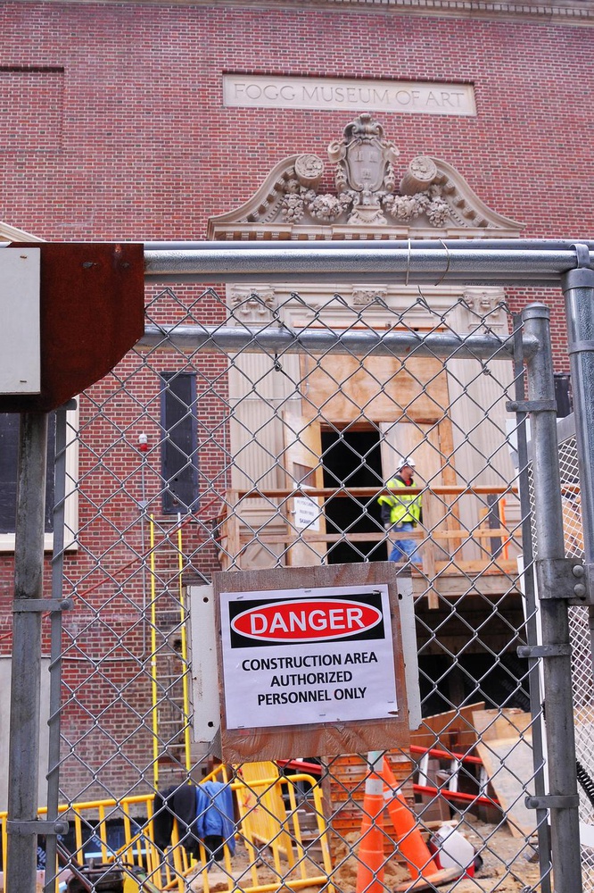 The Fogg Art Museum is currently under renovation. The Fogg was closed in 2008 so the art could be removed before construction started. It is predicted to re-open in 2013. It has been estimated that the cost could exceed $350 million. 