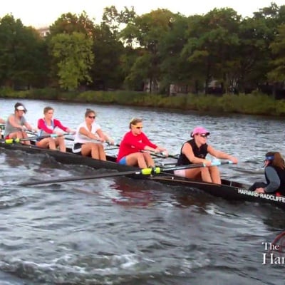 Cover image for Radcliffe Crew Prepares for 2012 Head of the Charles Regatta
