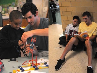 Cover image for Baseball Spends Time with Local Elementary Students
