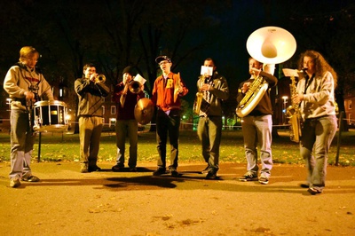 Cover image for Harvard Band Celebrates Obama's Win