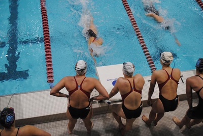 Cover image for Women's Swimming and Diving Competes at US Olympic Trials