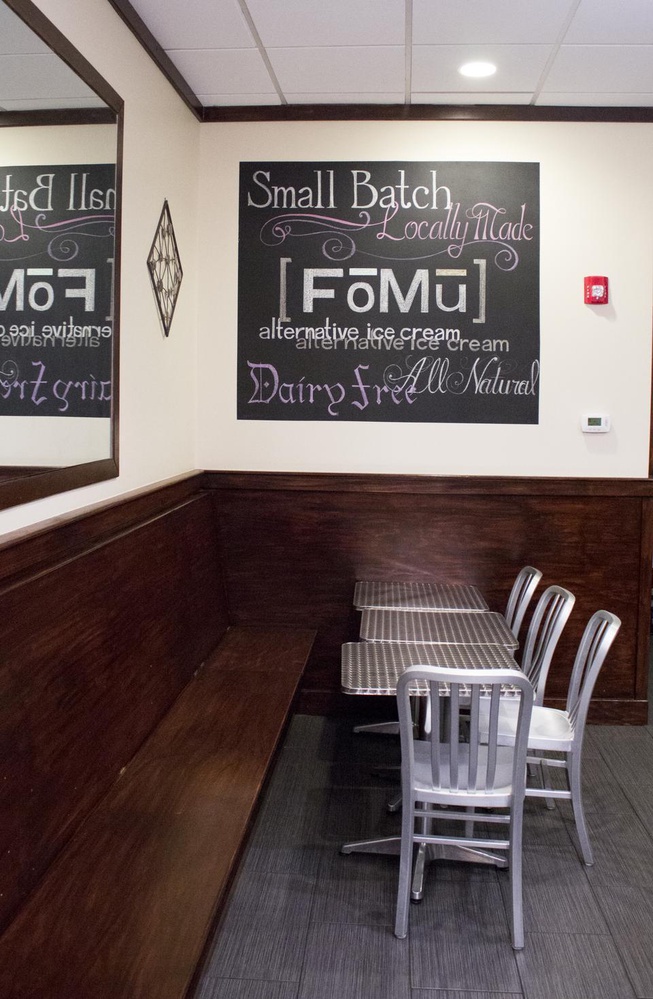 FoMu sells delicious vegan ice cream made with either coconut, almond, or cashew milk.