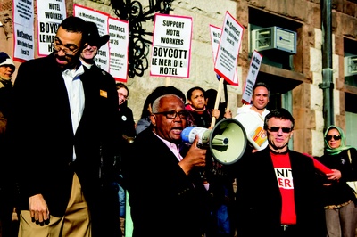 Cover image for Activists Call for Fair Labor Practices at Le Méridien Hotel