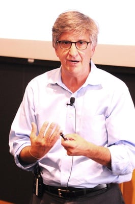 Cover image for Levitt Stresses Early Socialization in Center on the Developing Child’s Lecture Series