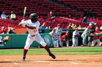 Cover image for Baseball Ends Season With Loss to BC at Fenway Park