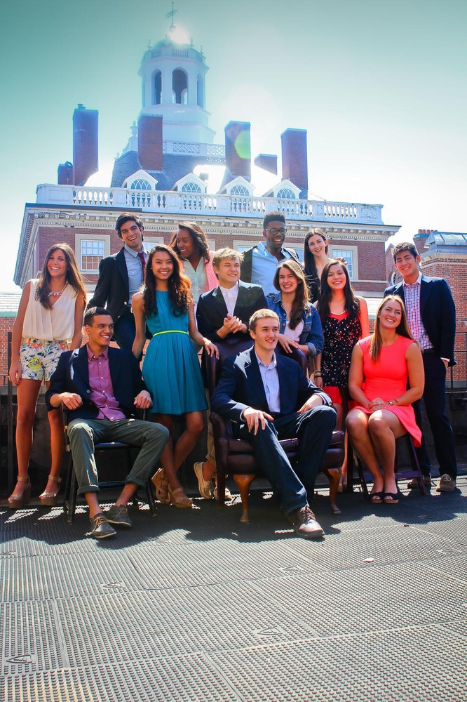 As winter turns to spring, the members of the Class of 2016 named the 15 Hottest Freshmen by Fifteen Minutes cool off on the roof of The Crimson on May 3.