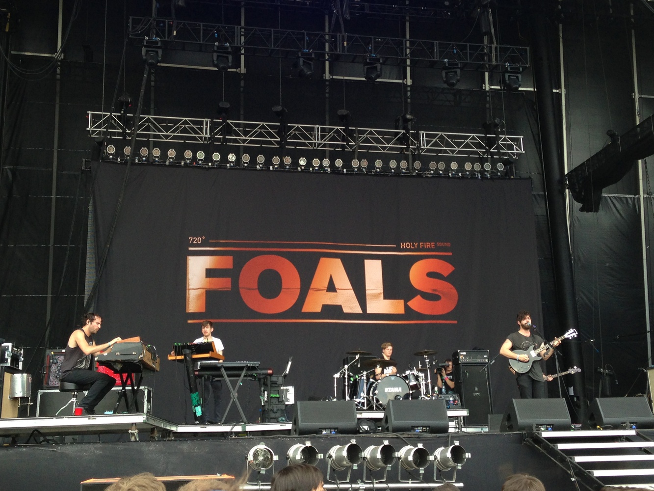 Indie rockers Foals played Governors Ball.