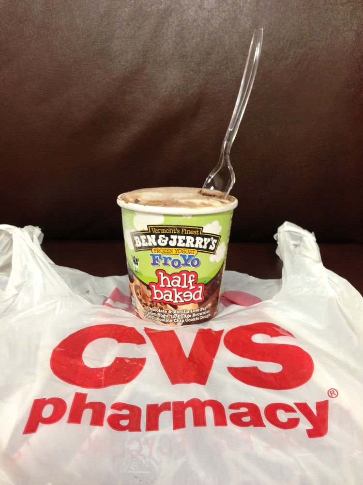 Looking for reasonably priced froyo at 3 a.m.? CVS offers Ben and Jerry's brand froyo for a mere $5.79 a pint.