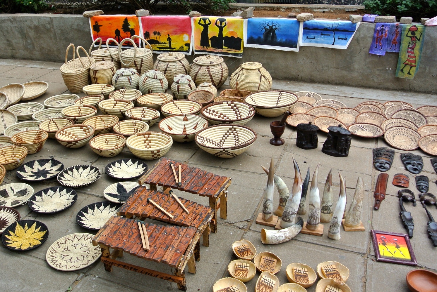 Traditional Botswana handicrafts