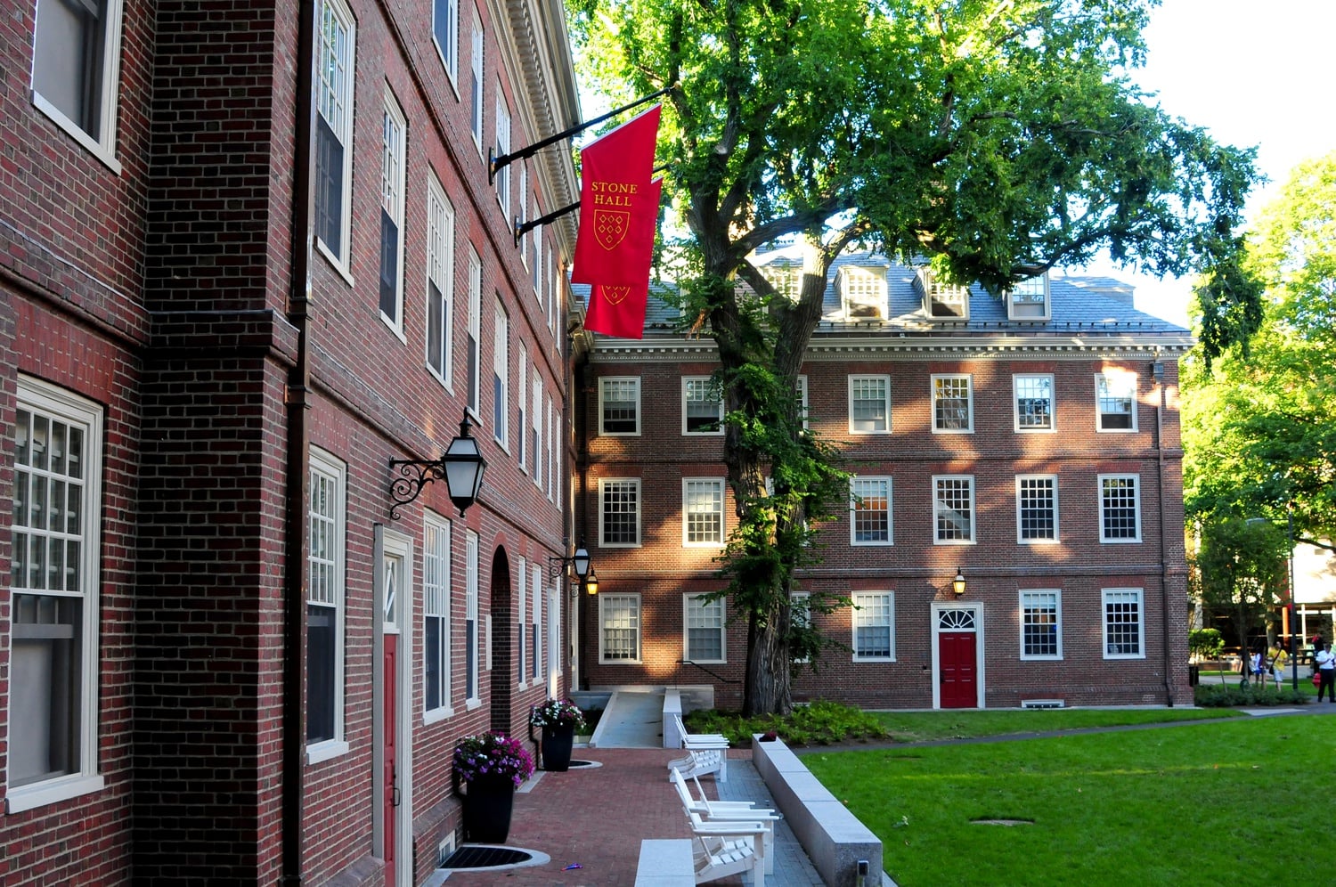 Old Quincy has been renamed Stone Hall in memory of Robert G. Stone Jr. '45, a former Harvard Management Company director.