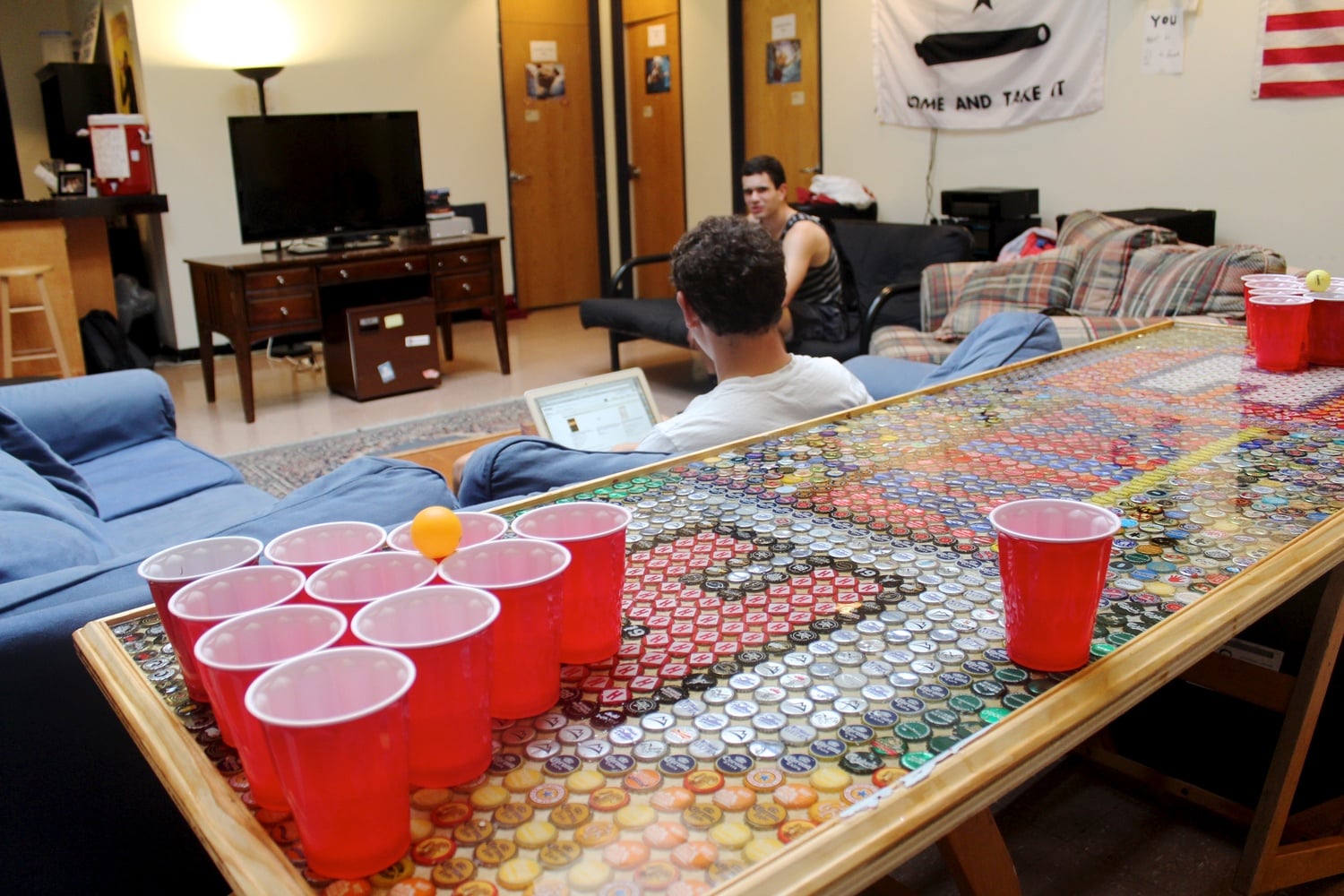 Personality Honorable Mention: The kid who thinks they're incredible at pong.