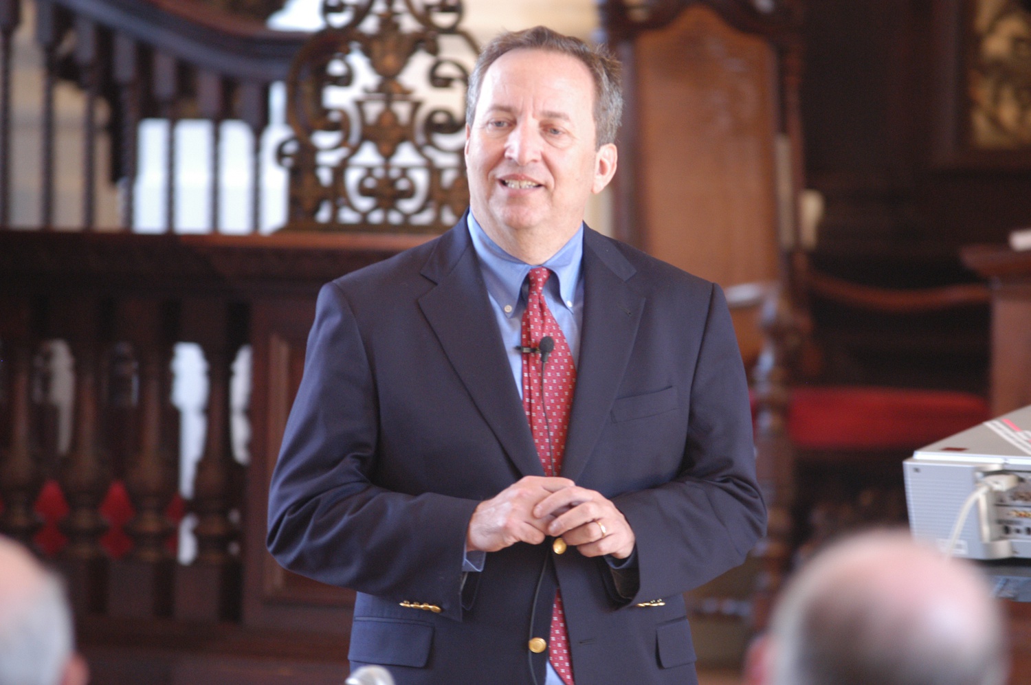 Former University President Larry Summers, pictured in a Crimson file photo, has withdrawn his name from consideration for Federal Reserve Chair.