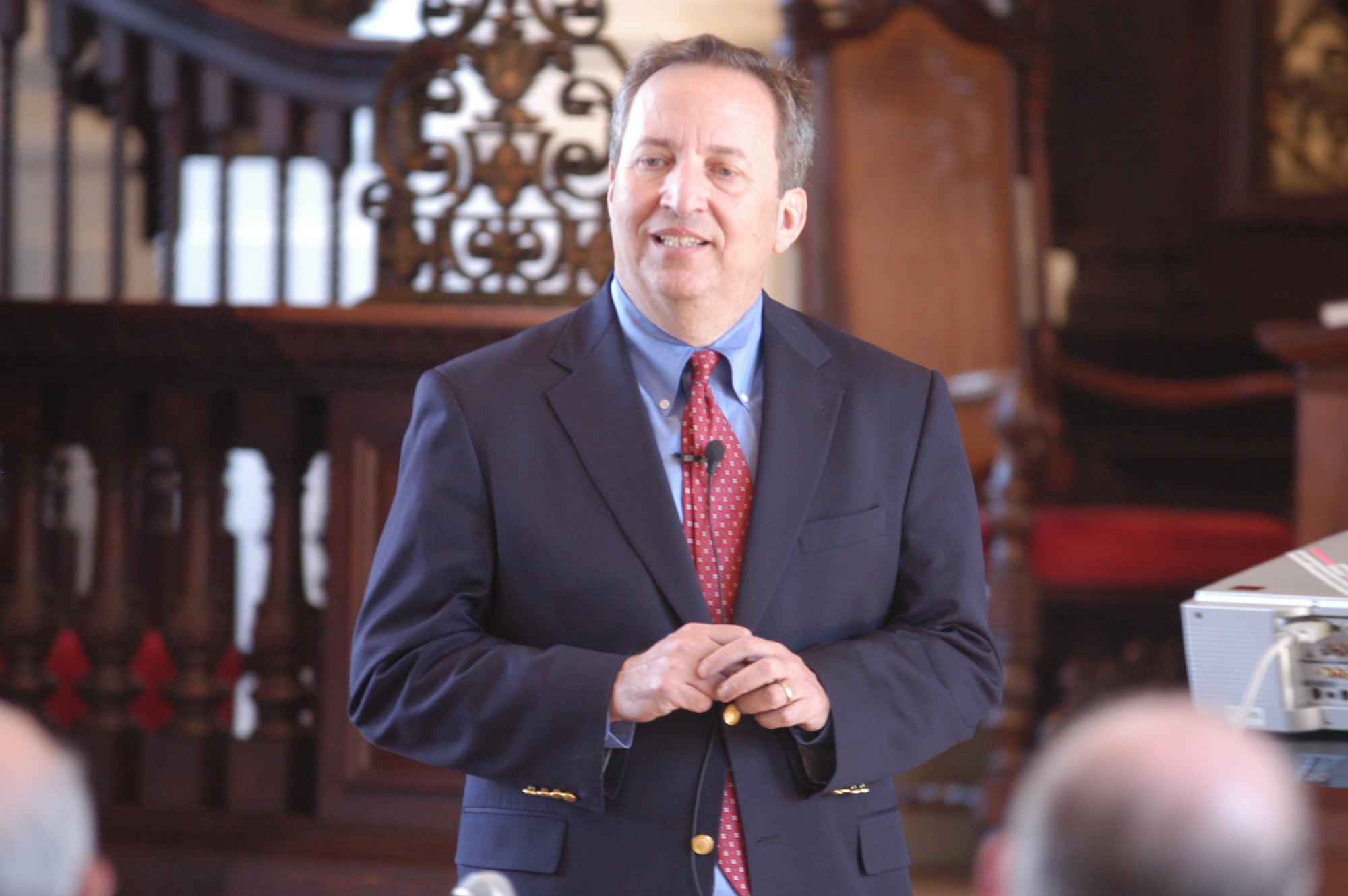 Former University President Larry Summers, pictured in a Crimson file photo, has withdrawn his name from consideration for Federal Reserve Chair.