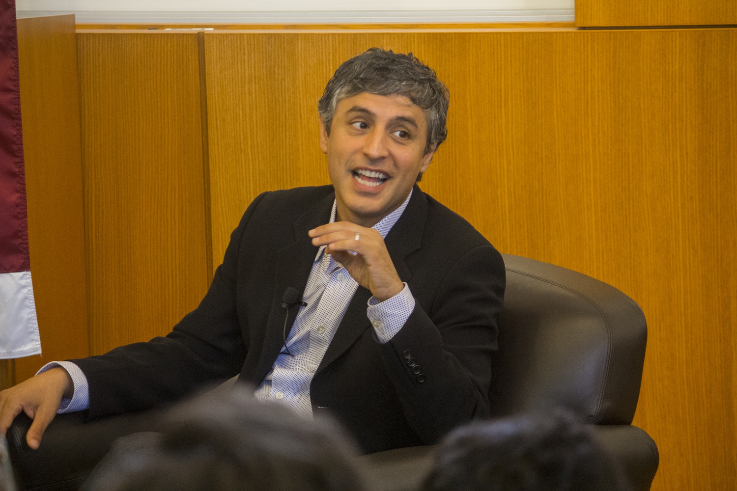 Reza Aslan HDS '99 talks at the Harvard Divinity School about his experiences as a religious scholar and his Fox News interview, during which he was asked whether a Muslim could write an unbiased account of Jesus Christ.