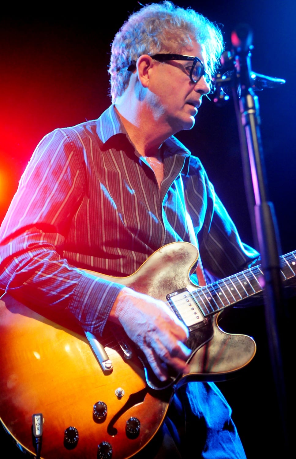 The Feelies guitarist Bill Million strums familiar tunes from old favorites to a full house at the Sinclair. 