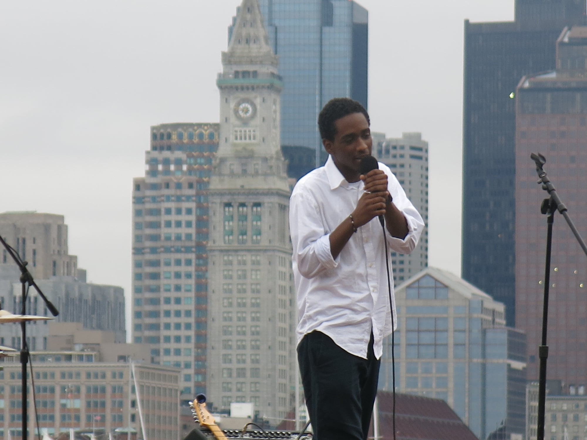 A ZUMIX participant performs at their summer concert.