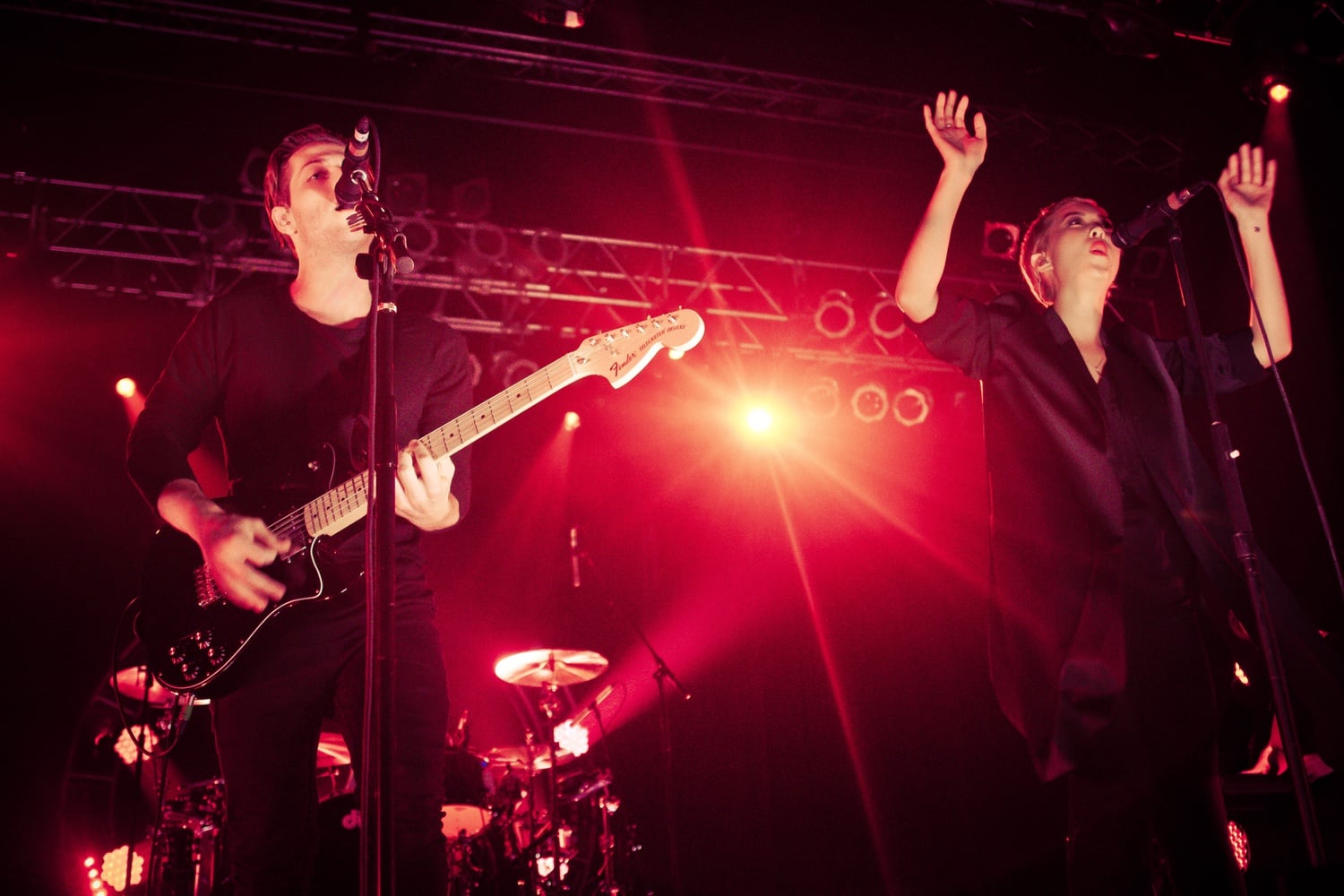 The Naked and Famous at Boston's House of Blues on Saturday, October 12th, 2013.