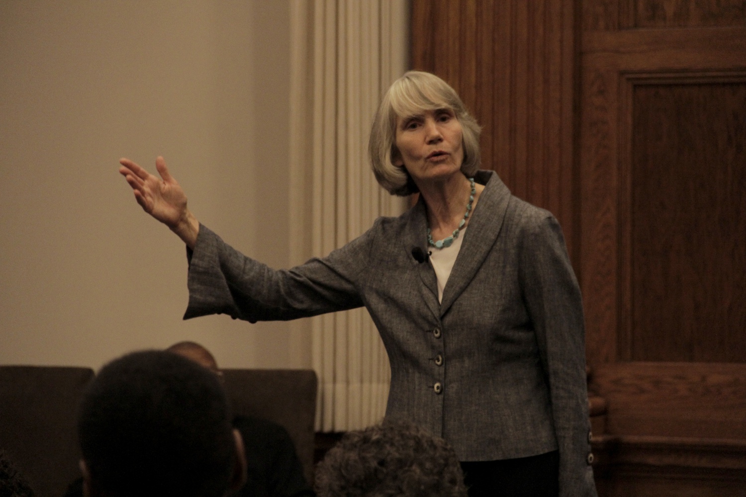 Rebecca J. Scott discussed her book “Freedom Papers” at the Thompson Room in the Barker Center on Thursday afternoon. The event concluded the lecture series titled “Social Facts and Legal Factions” organized by the Hutchins Center.