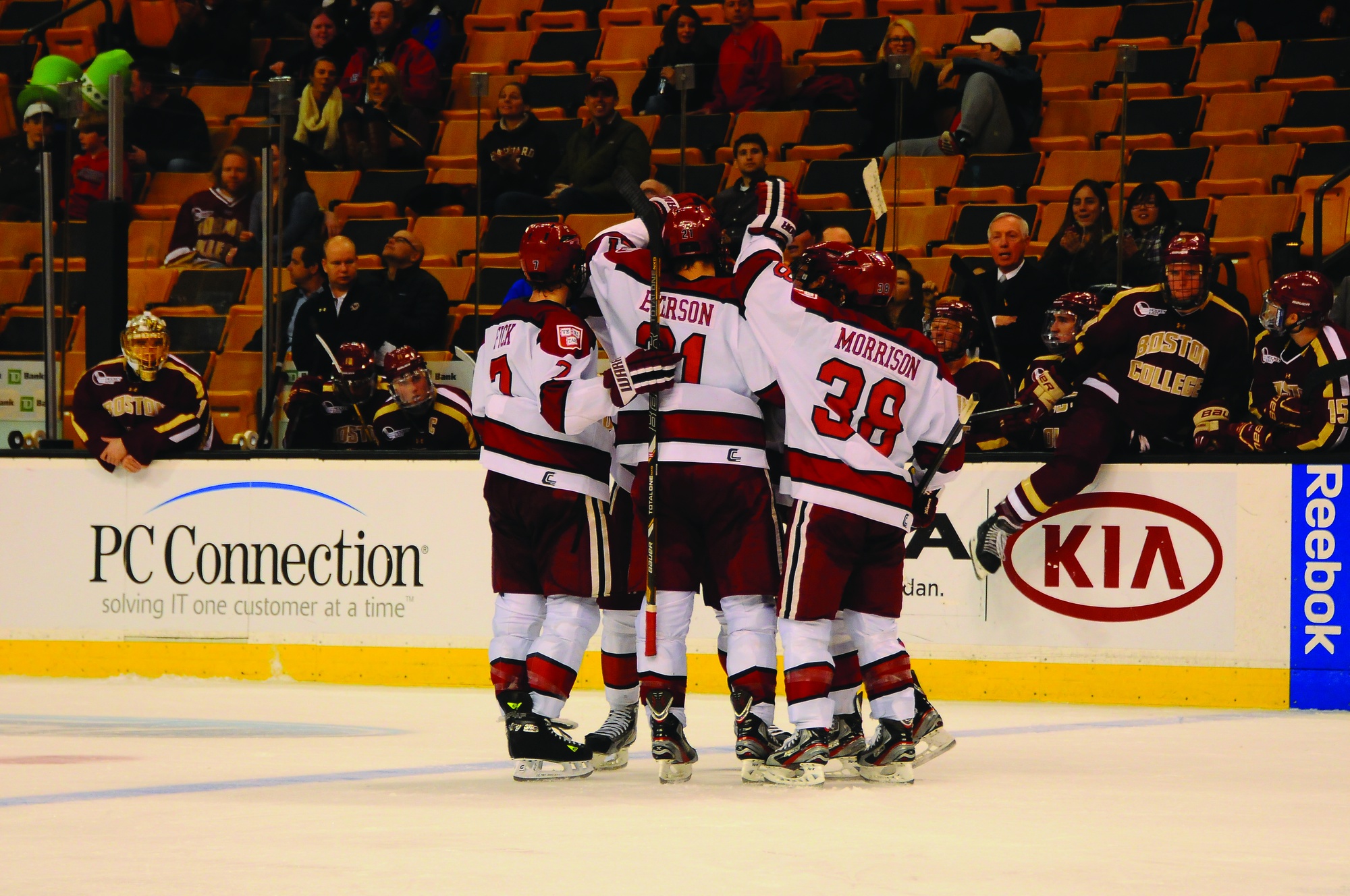 Even though many are drafted by NHL teams, men's hockey players are choosing to earn a Harvard education before going pro.