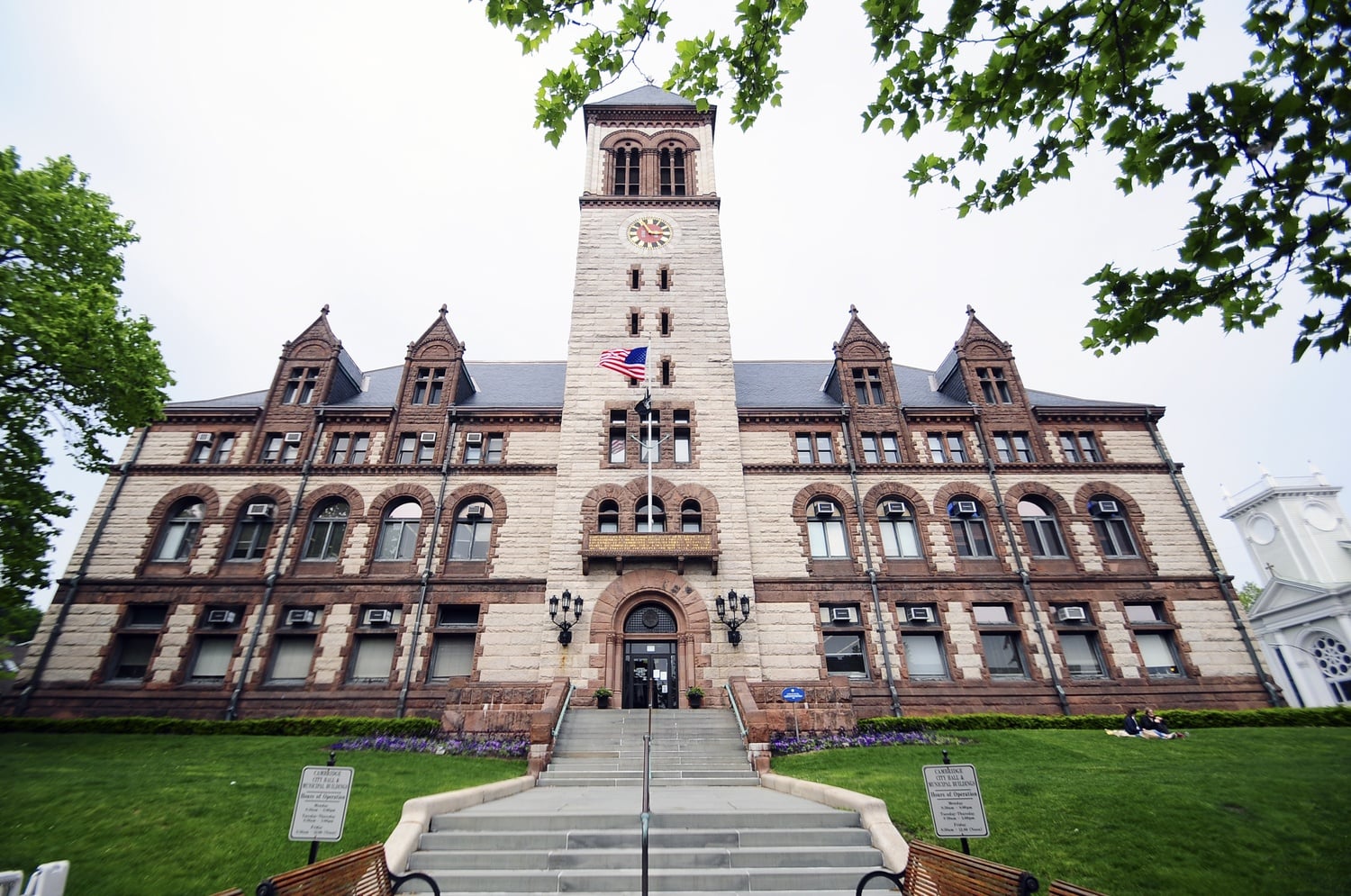 Cambridge City Hall is located in Central Square.