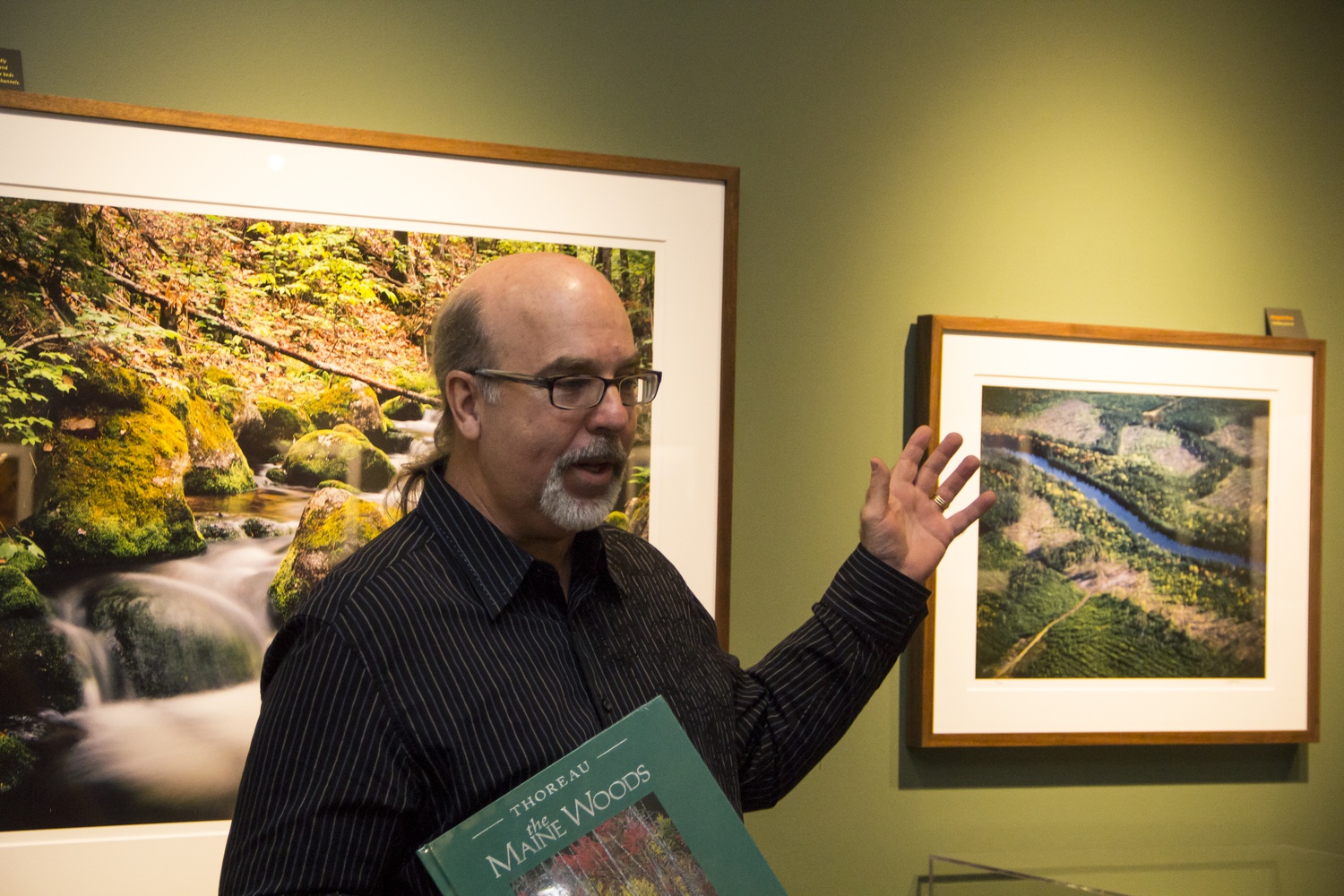 Scot Miller discusses his jouney of photographing the northern Maine woods for seven years in tribute to Henry David Thoreau’s “The Maine Woods” . His finished gallery will be on display at the Harvard Museum of Natural History.