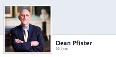 Cover image for Dean Pfister has a Facebook Fan Page!