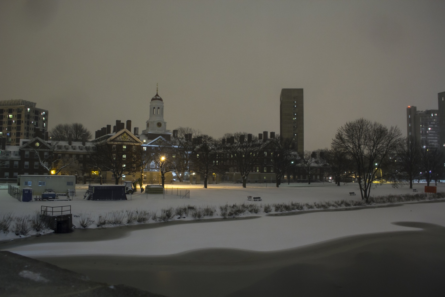 The Greater Boston Area experienced heavy snowfall this past weekend. Some inbound and outbound flights were postponed due to the severe weather.
