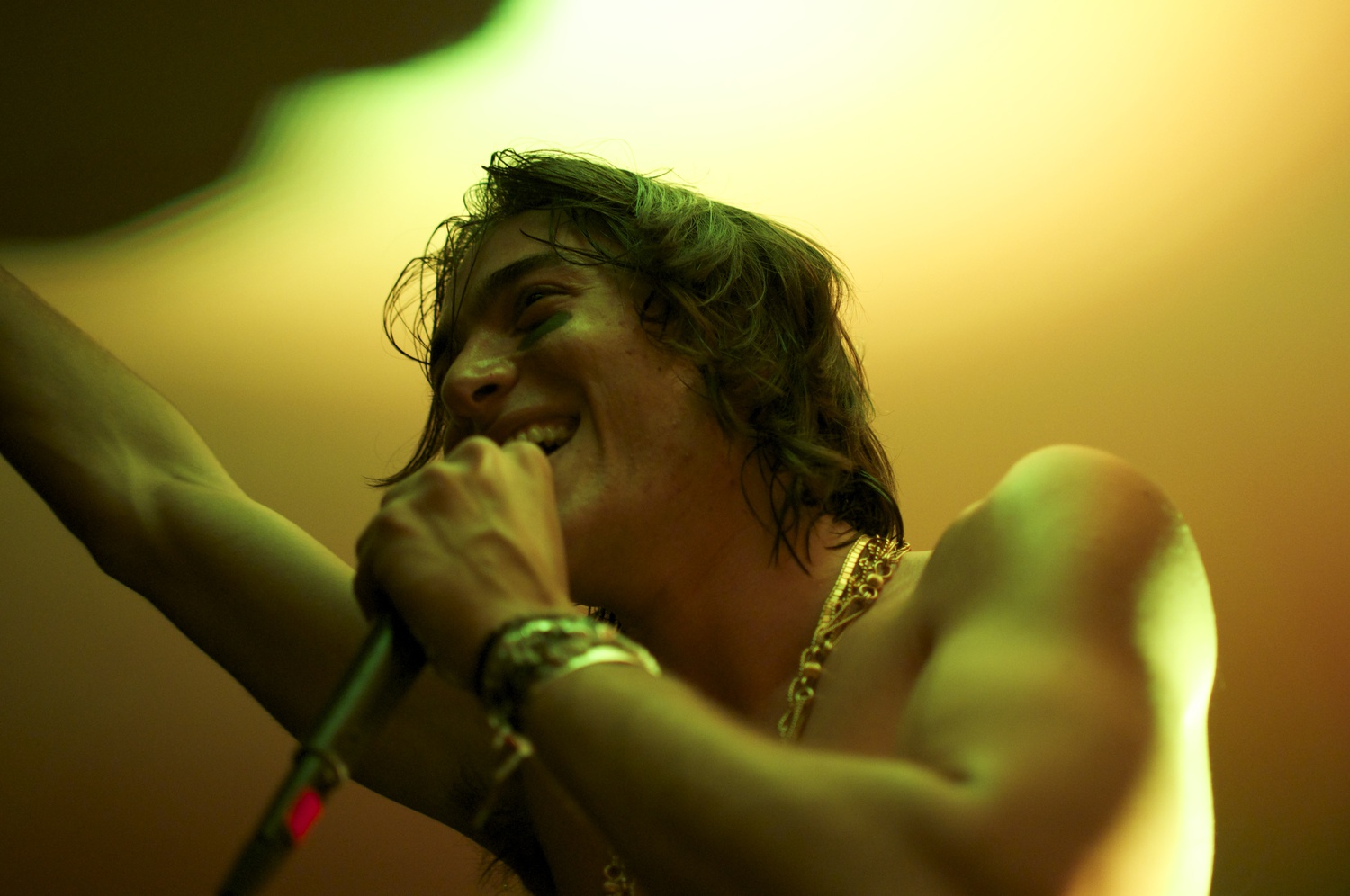 Ben G. Blumstein performs at the Fox Club as Bared Grillz.
