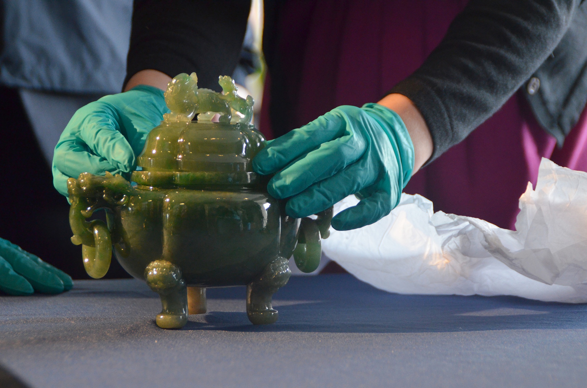 A Qing-dynasty green jade censer, worth an estimated $1.5 million, has been returned to the University after it had been stolen for more than 30 years. The artifact’s return was successful joint effort by US and foreign law enforcement.