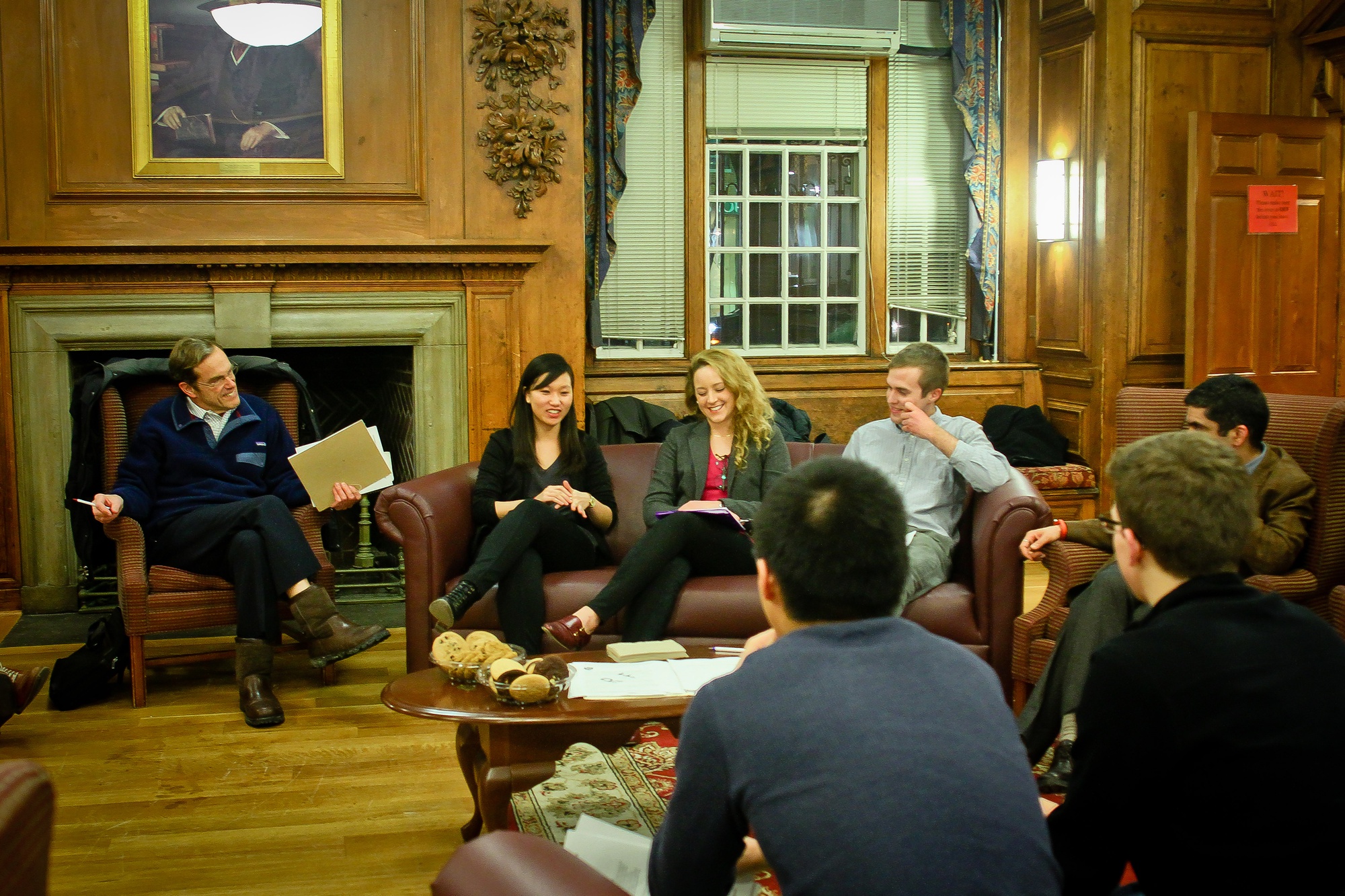 The Academic Integrity Committee came together in Straus Hall's Common Room one last time Tuesday night to give students the opportunity to discuss and provide feedback on the newly drafted Honor Code.