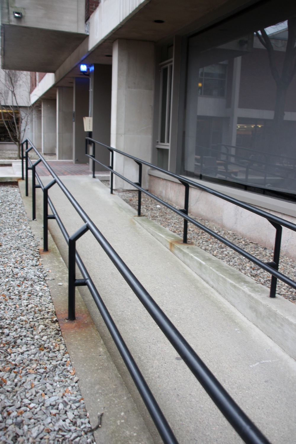 Quincy House is one of three Houses that are wheelchair-accessible. The lack of wheelchair ramps at Harvard make attending social events and visiting friends difficult for students with mobility impairments.