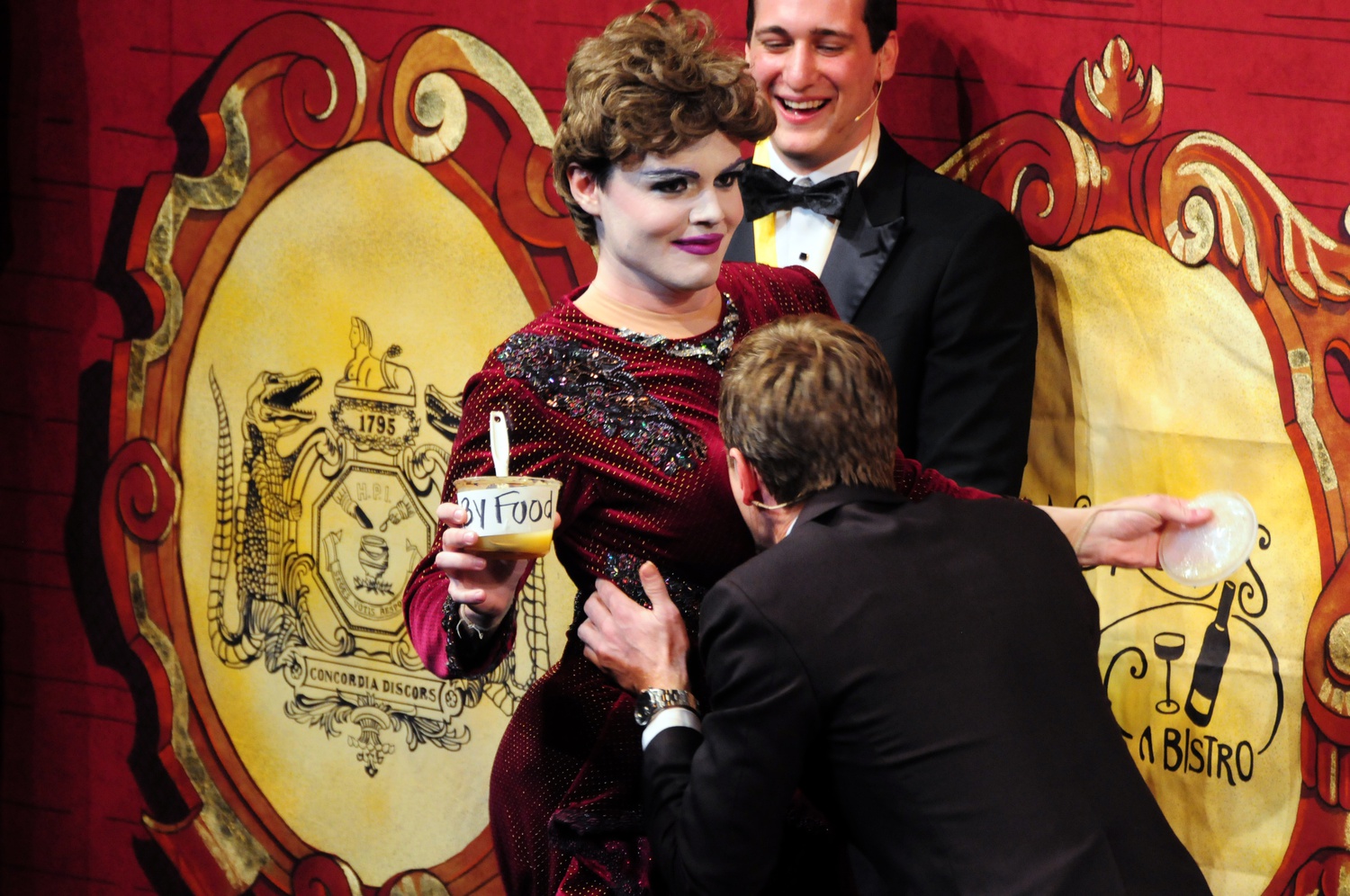 Neil Patrick Harris, acclaimed actor, producer, and director, accepts the Pudding Pot for the 2014 Hasty Pudding Theatricals’ Man of the Year on Friday.  