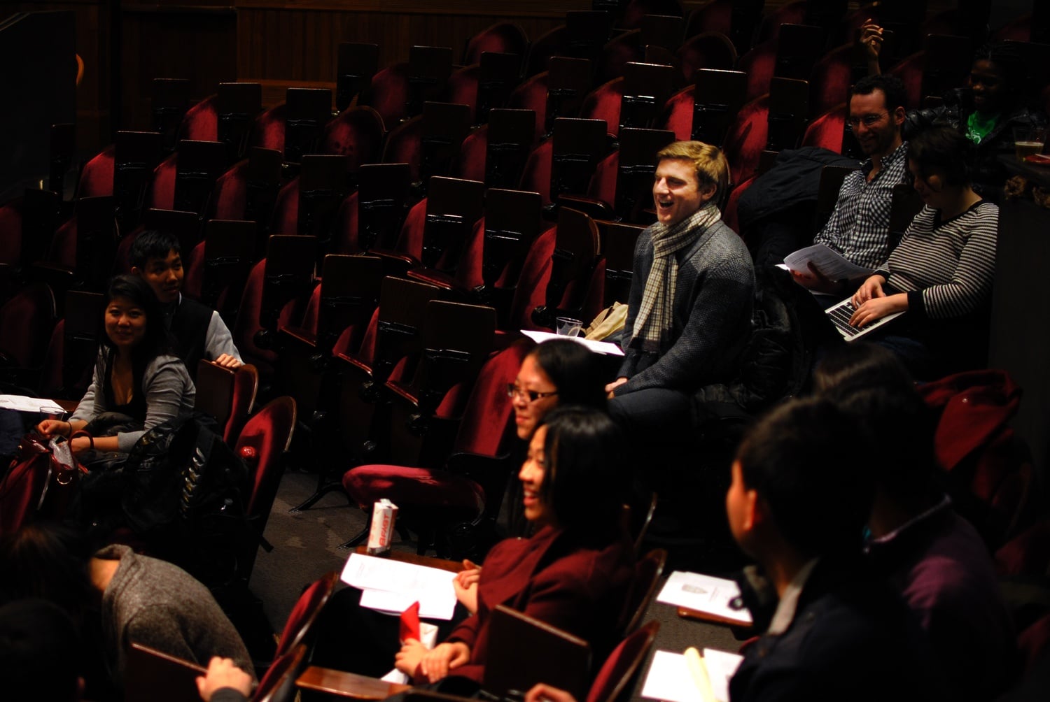 Quinn Hatoff '15, an inactive Crimson editor and one of the UC's newest members, introduces himself at his first UC meeting. Hatoff is one of multiple students elected to the UC during their Special Elections this semester. 