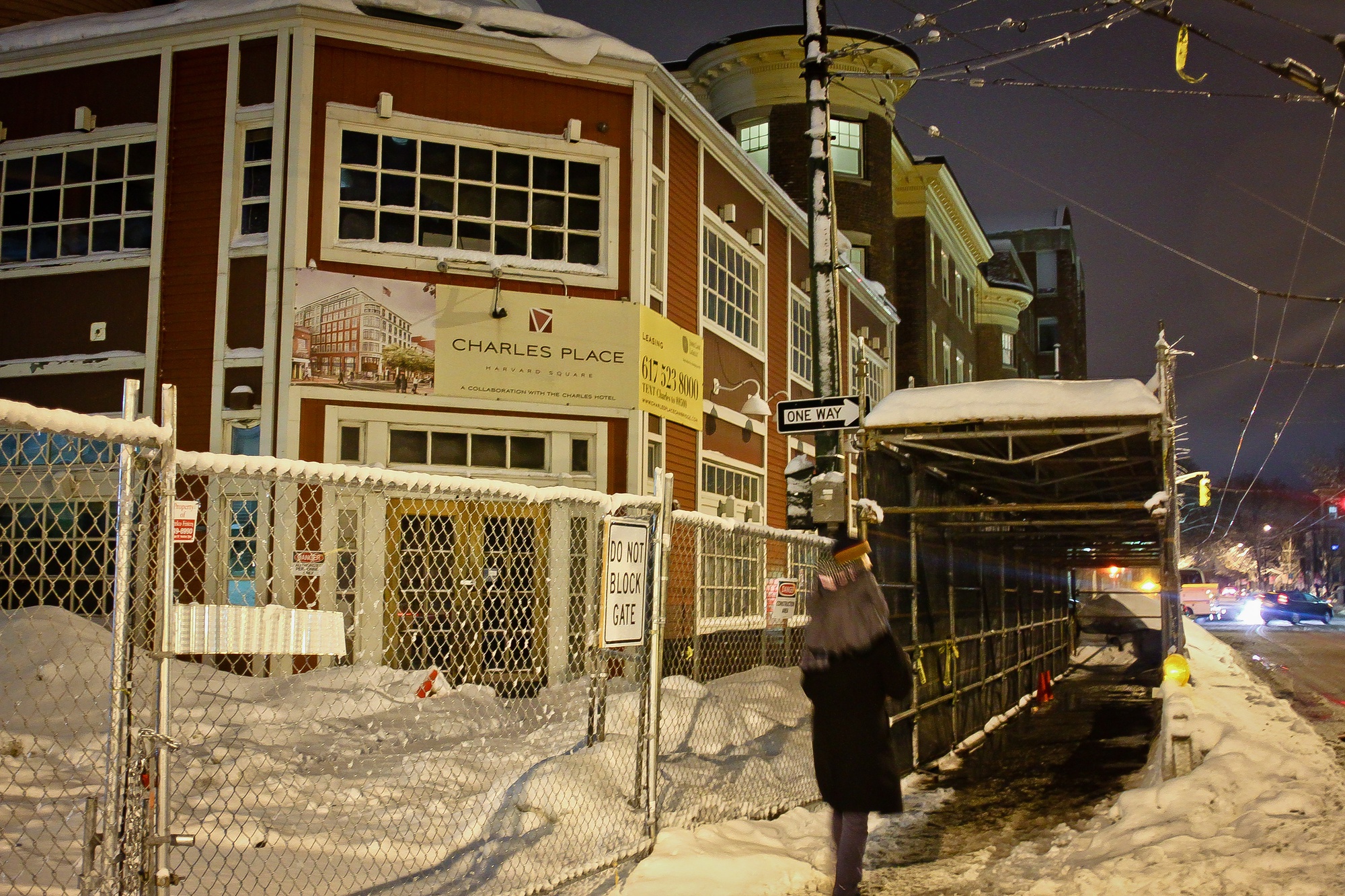 The lot at 114 Mt. Auburn Street, previously occupied by the business Charles Place, will be part of a recently announced $65 million development.