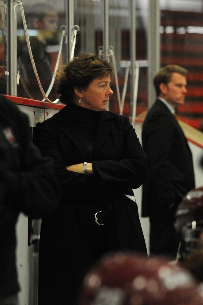Team USA and Harvard head coach Katey Stone