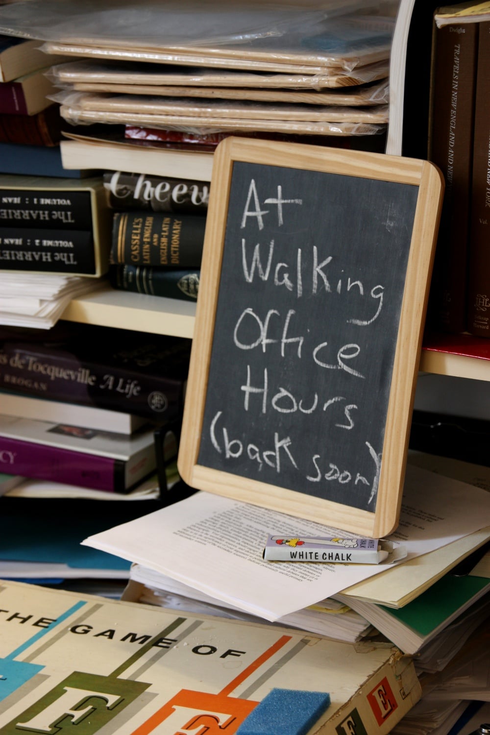 Lepore is also known for her "walking office hours." Students are welcome to walk around the Yard with the American history professor during their appointments.