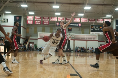 Cover image for Men's Basketball Wraps Up Conference Play With Win At Brown