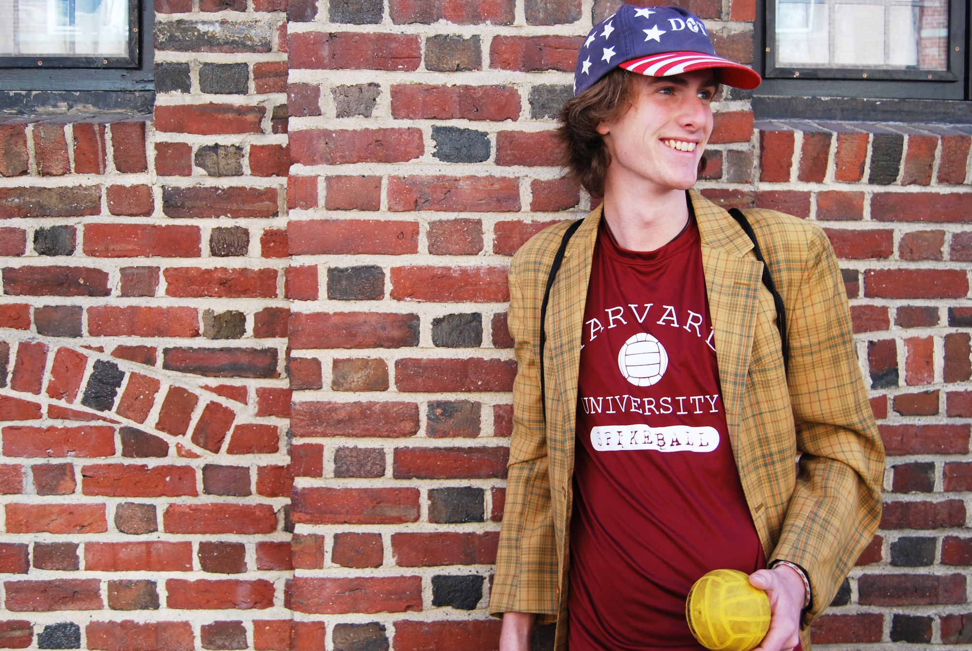 Canyon S. Woodward '15 is the co-captain of the Harvard Spikeball team.
