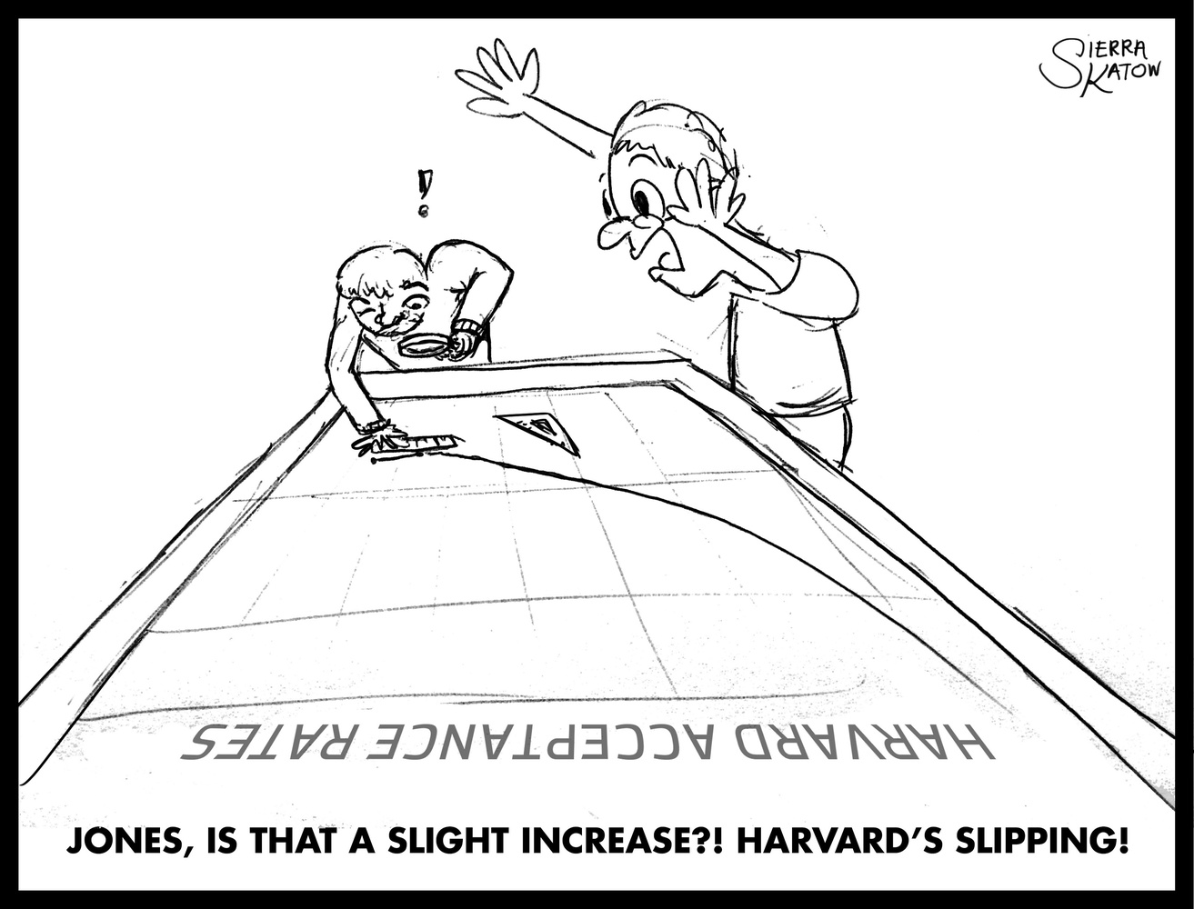 "Harvard's slipping!"