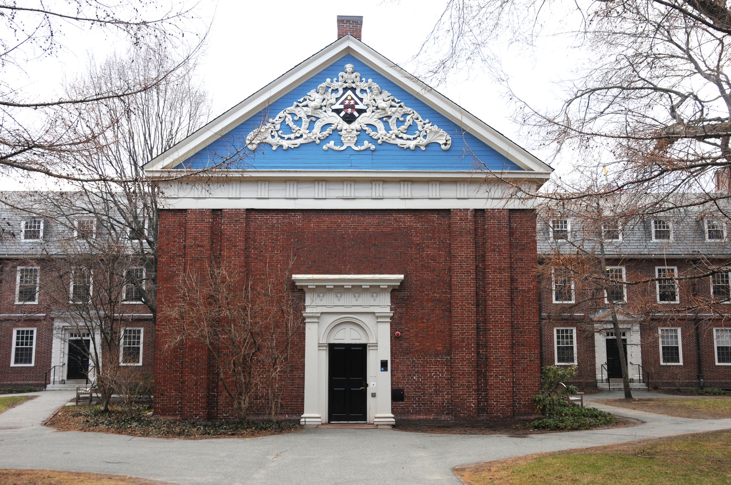 Completed in 1744, Holden Chapel is the third oldest building at Harvard and one of the oldest college building in the nation. Holden Chapel is located in Holden Quadrangle in Harvard Yard. 