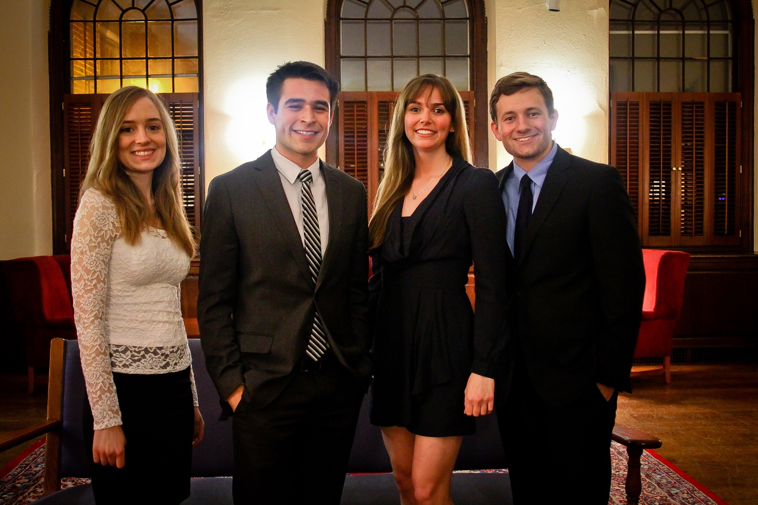 Ivy Orators Jenna D. Martin ’14 and Zack W. Guzman ’14, and Harvard Orators Christy L. Disilvestro ’14 and Adam J. Conner ’14 will speak at this year's College Class Day.