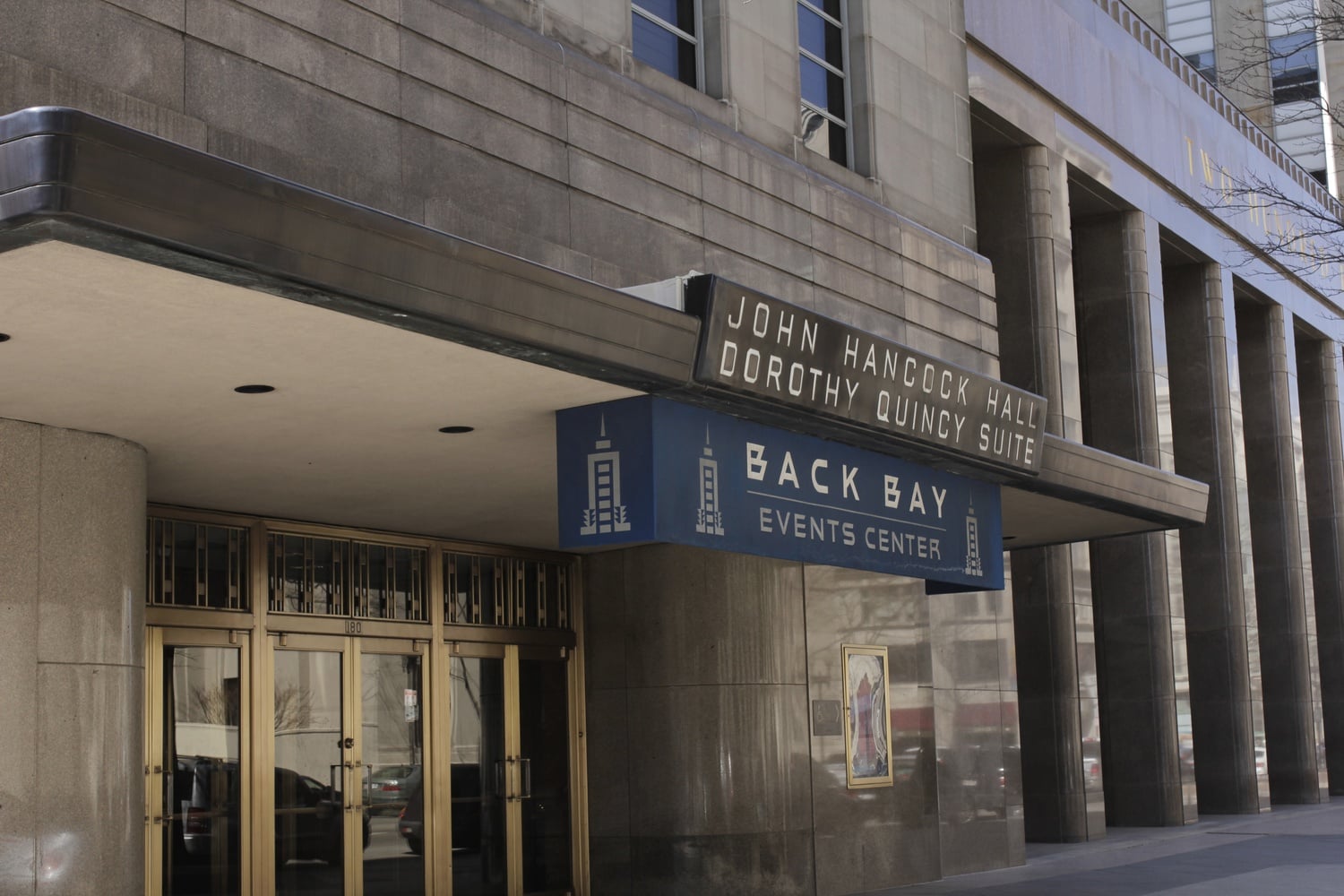 The Boston Church of Christ holds services in the John Hancock Hall at the Back Bay Events Center every Sunday.