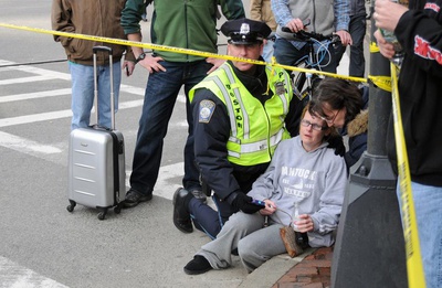 Cover image for On Year Later: Boston Marathon Bombings