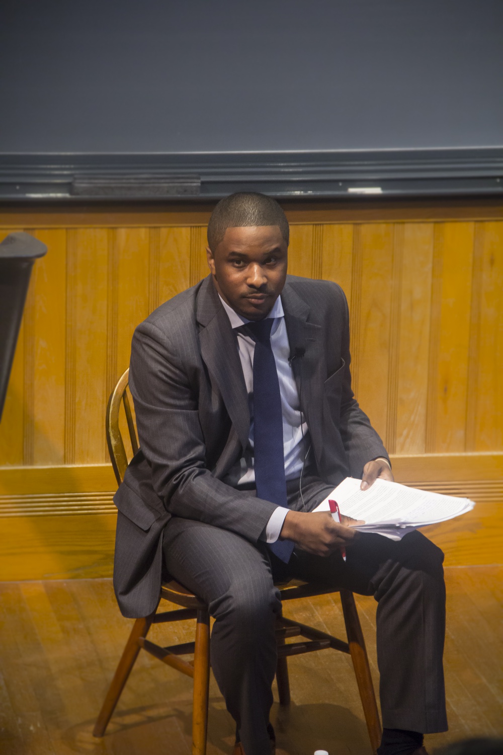 Brandon M. Terry '05, a Prize Fellow in Economics, History, and Politics, moderated the discussion on Race and Justice in Sports 