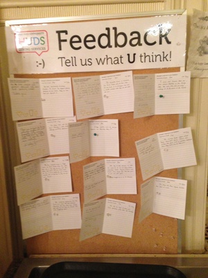 Cover image for HUDS Comment cards